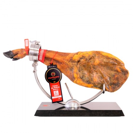 Montesano 50% Iberian Acorn-fed Ham Shoulder and Ham Holder